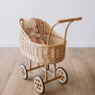 עגלת בובה עץ ורטאן