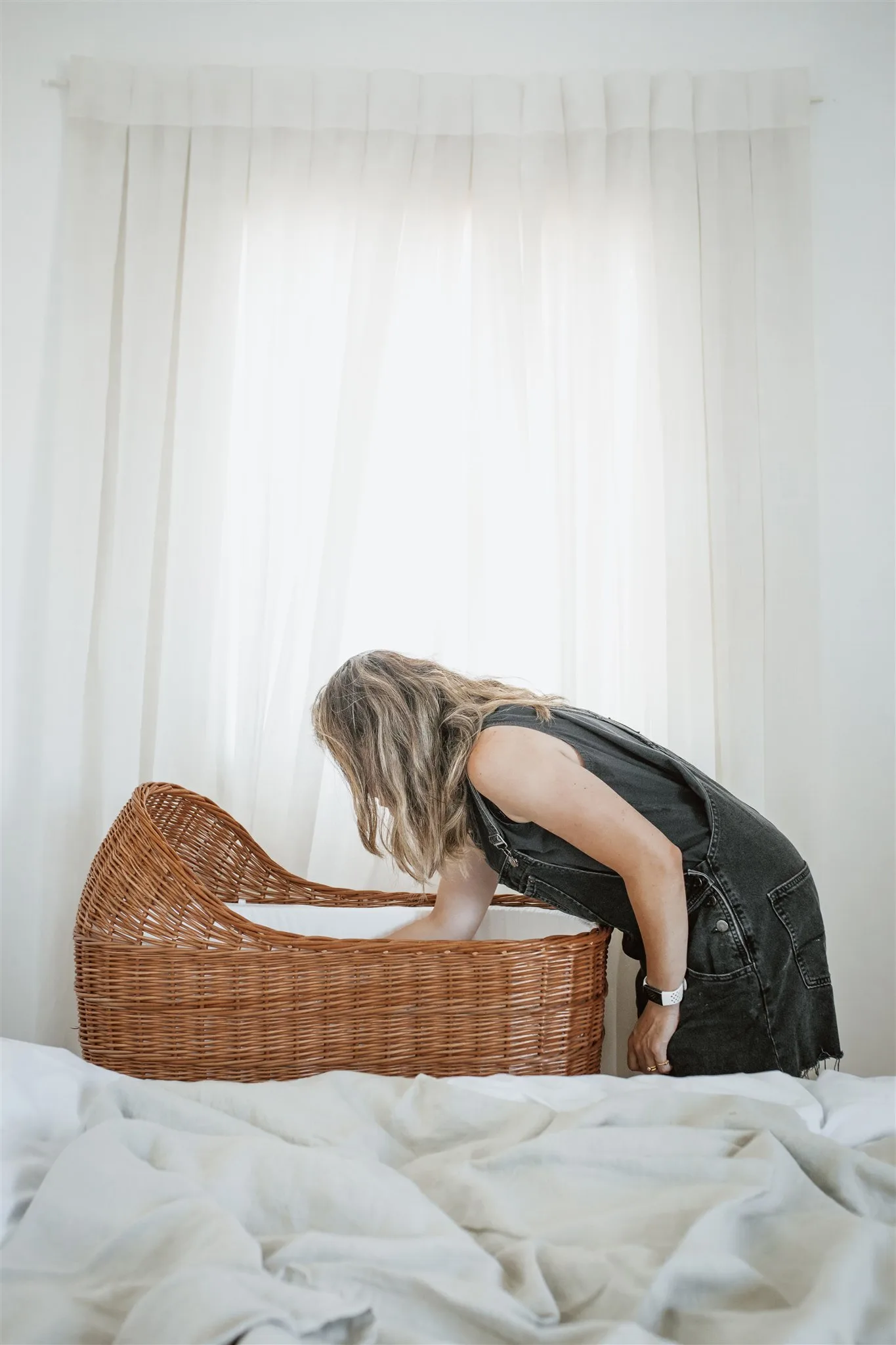 round baby bed bassinet